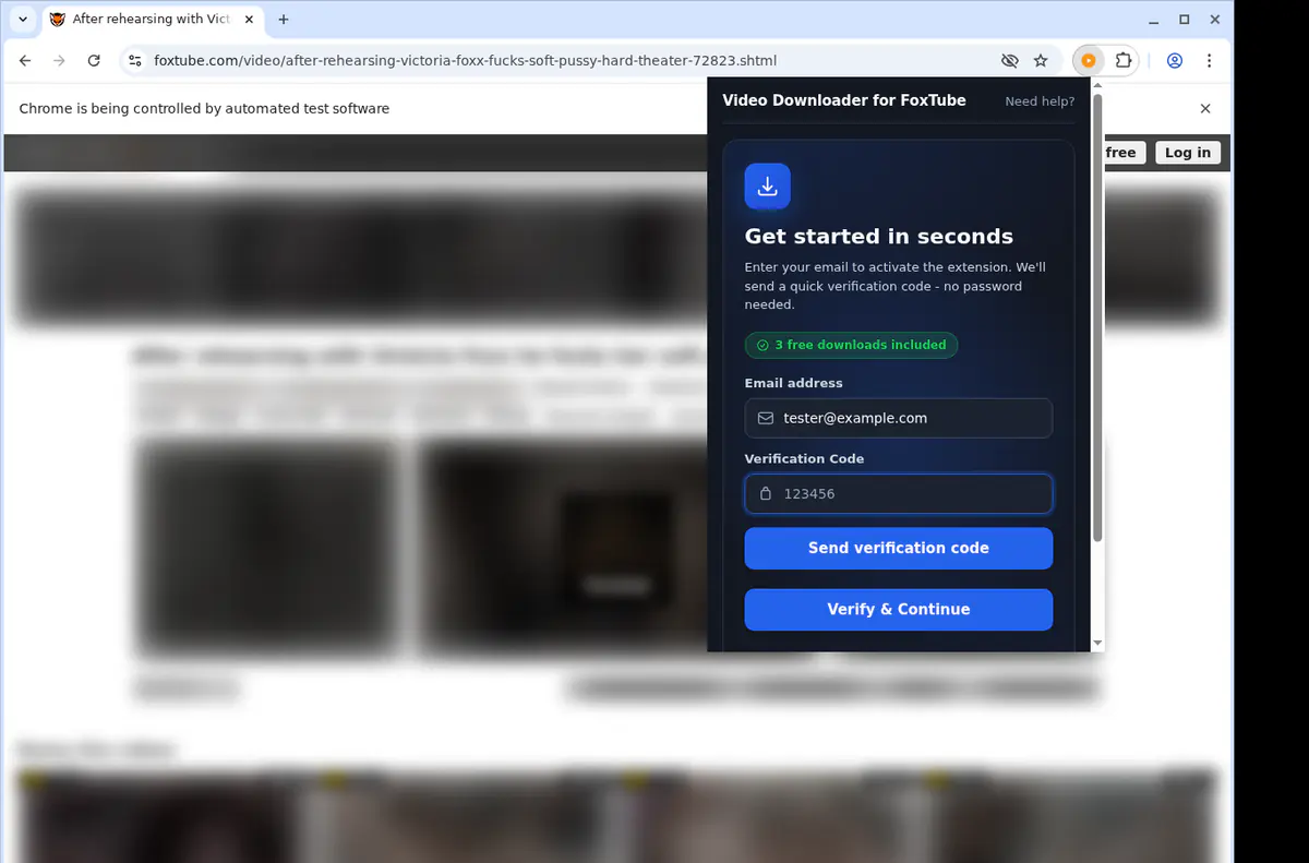 Foxtube Video Downloader screenshot 4